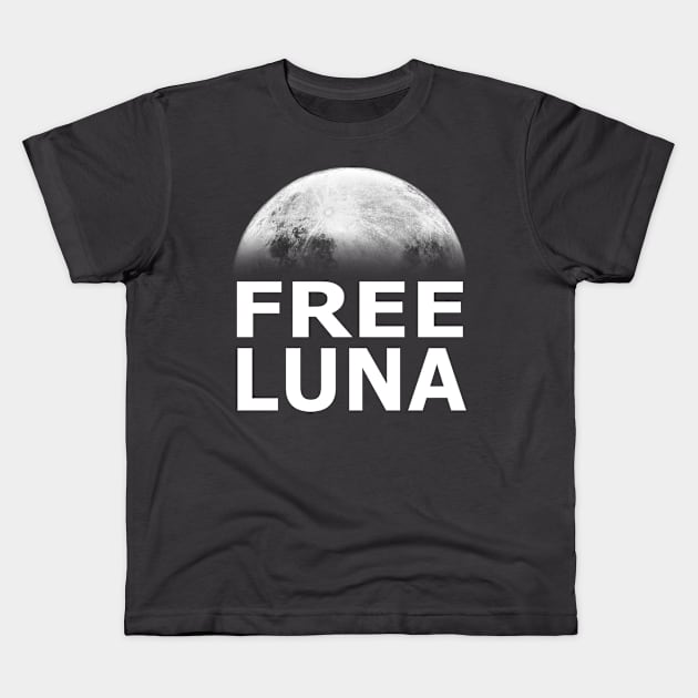 FREE LUNA Kids T-Shirt by deltics